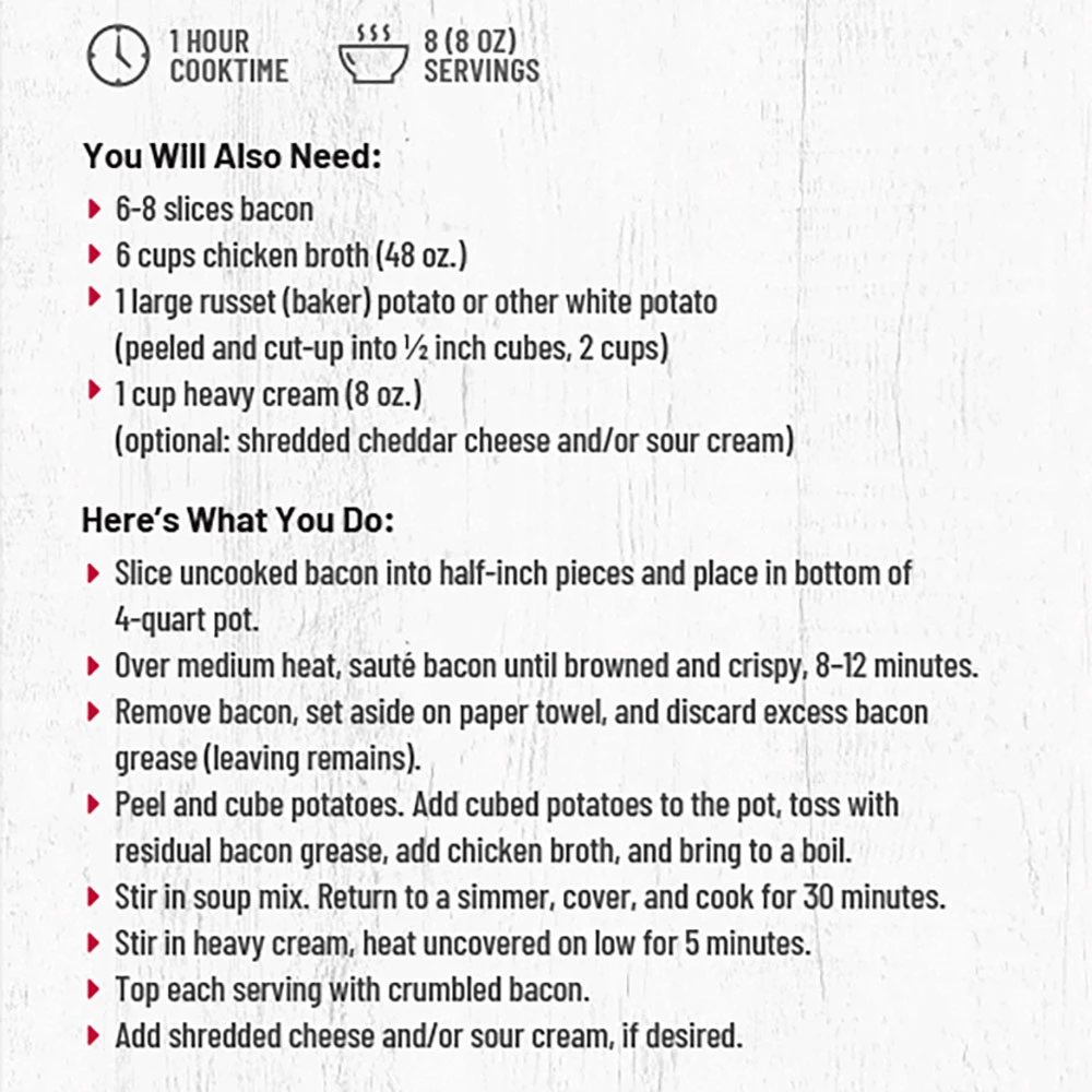 Rocky Mountain Trail Loaded Potato Soup Mix - Image 5